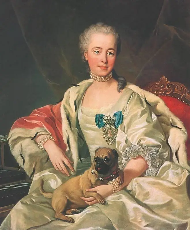 Л М Ванлоо Портрет княгини Е Д Голицыной 1759 ГМИИ Москва Карл - фото 95