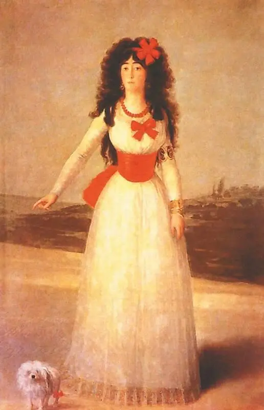 Ф Гойя Портрет герцогини Альба 1795 В 1786 году Гойя был назначен - фото 107