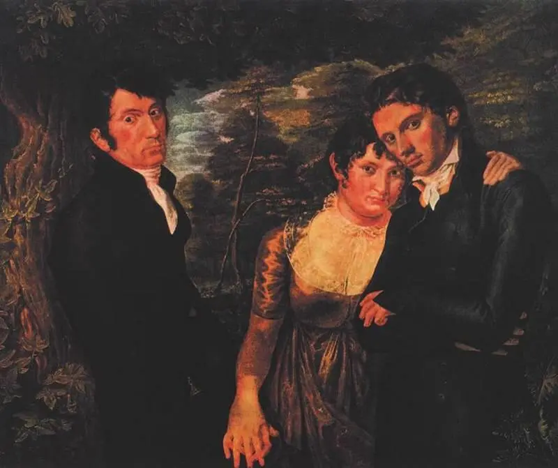 Ф О Рунге Мы втроем 1805 не сохранилась прежде в Кунстхалле Гамбург - фото 129