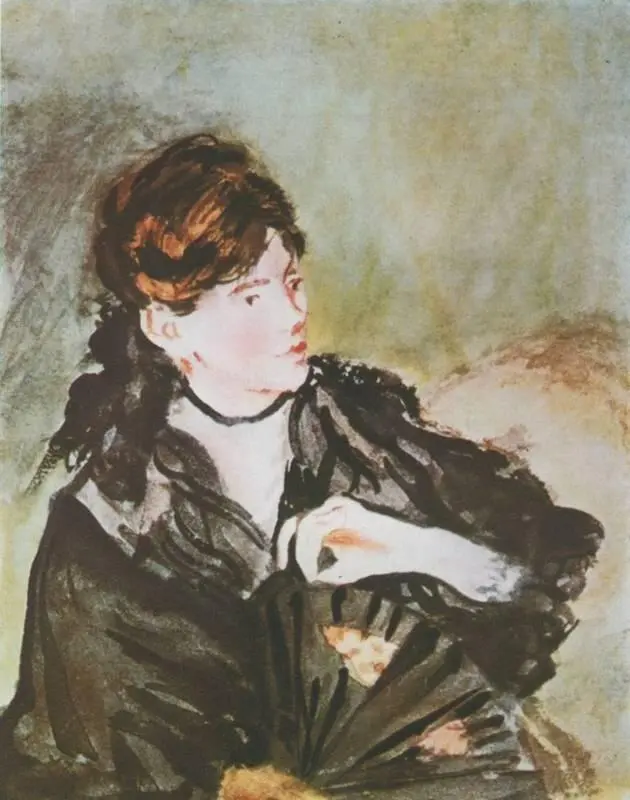 Э Мане Портрет Берты Моризо с веером 1874 Художественный институт Чикаго - фото 157