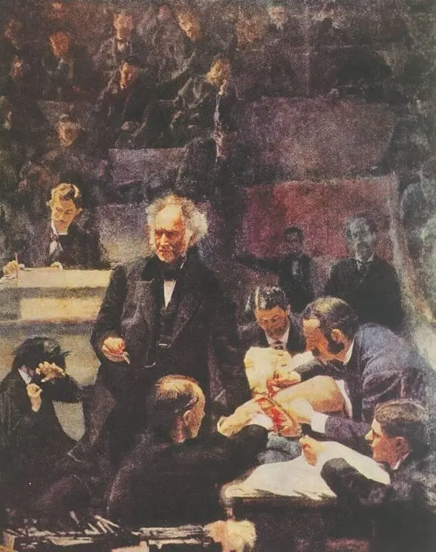 Т Икинс Доктор Гросс в своей клинике 1875 Джефферсоновский медицинский - фото 179