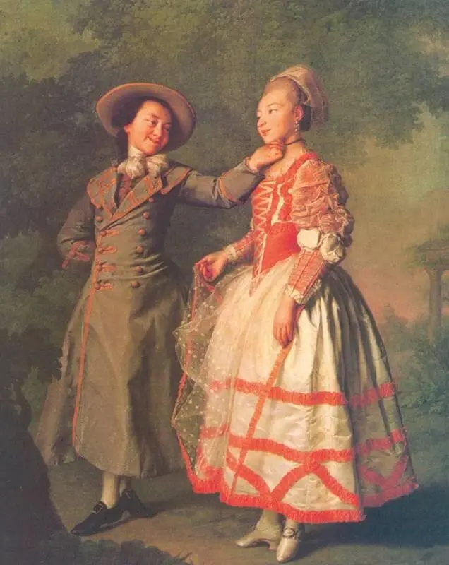 Д Г Левицкий Портрет воспитанниц Императорского воспитательного общества - фото 203