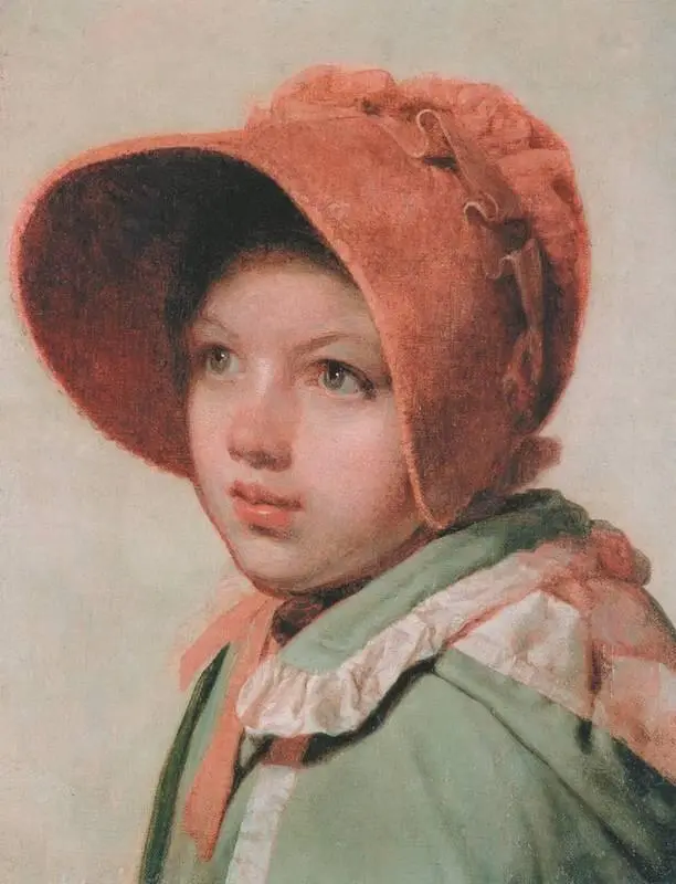 А Г Венецианов Портрет А А Венециановой дочери художника ок 1826 К - фото 210