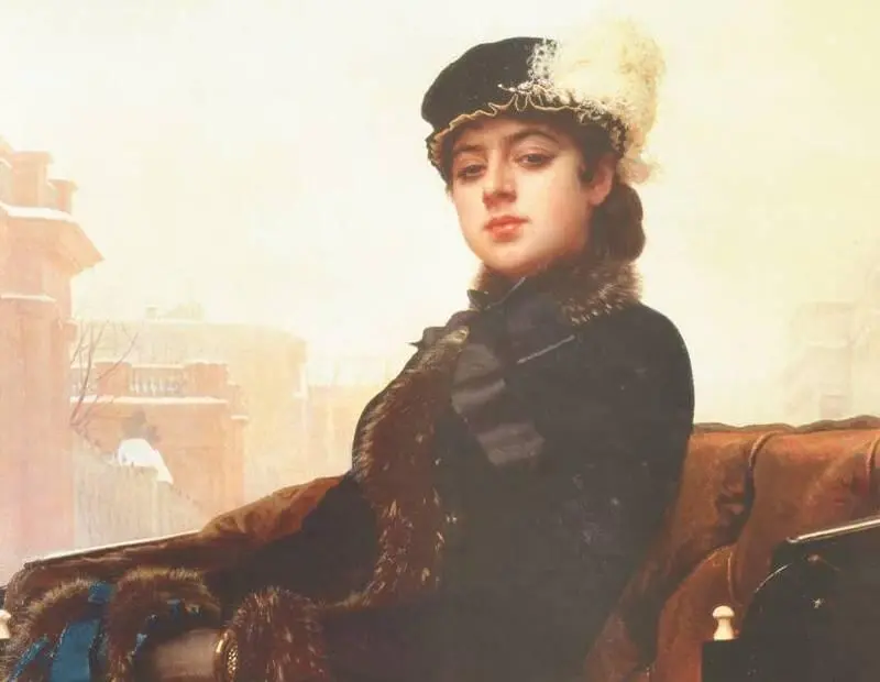 И Н Крамской Неизвестная 1883 Третьяковская галерея Москва Вероятно - фото 219