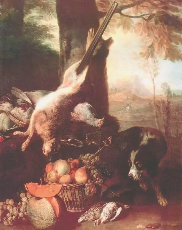 Ф Депорт Натюрморт с битым зайцем и фруктами Эрмитаж СанктПетербург - фото 88