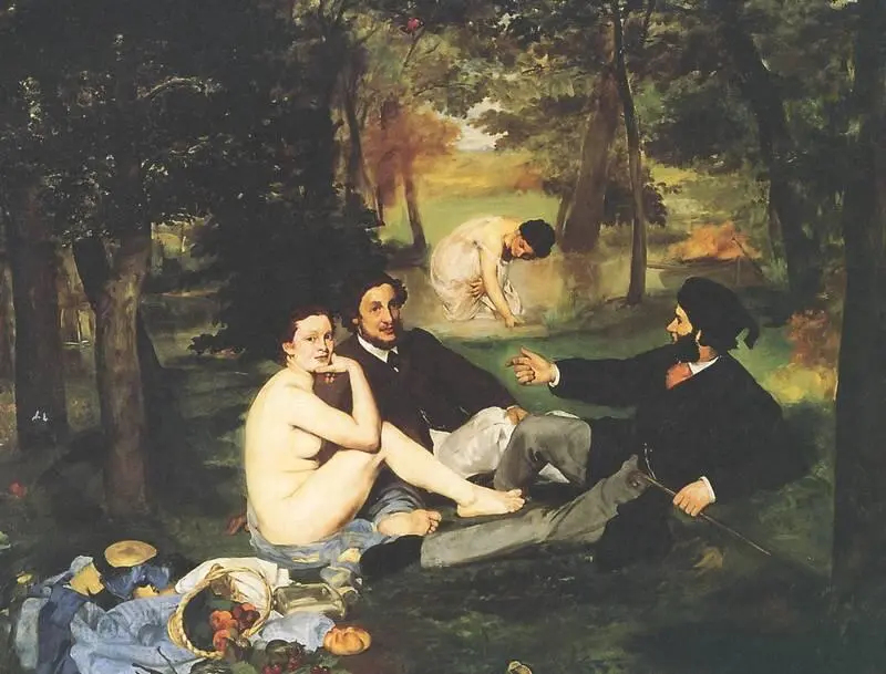 Э Мане Завтрак на траве 1863 Музей Орсе Париж Но несмотря на этот - фото 104