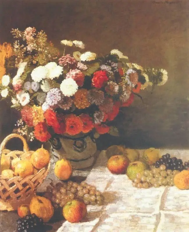 К Моне Цветы и фрукты 1869 В 1860 году Моне призвали на военную службу и - фото 107