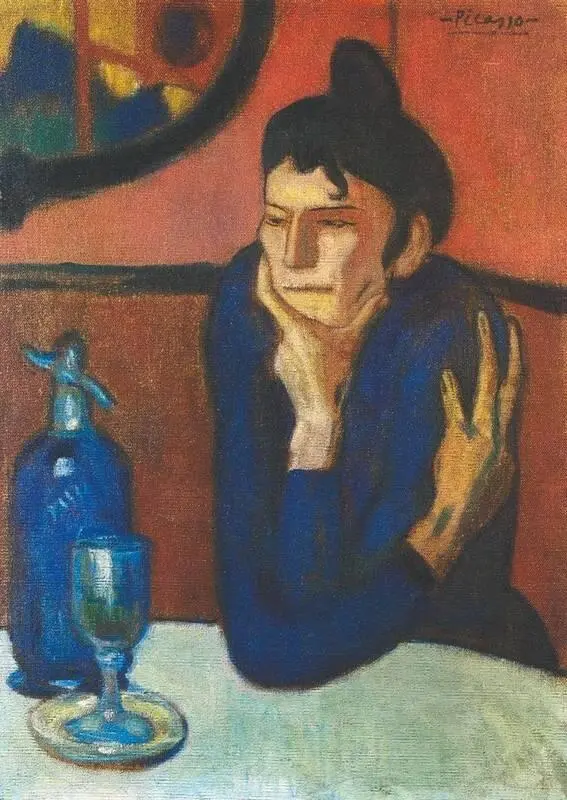 П Р Пикассо Пьяница Любительница абсента 1901 Эрмитаж СанктПетербург - фото 139