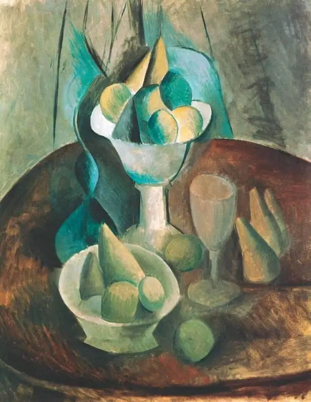 П Р Пикассо Компотница фрукты и рюмка 1909 Эрмитаж СанктПетербург - фото 146