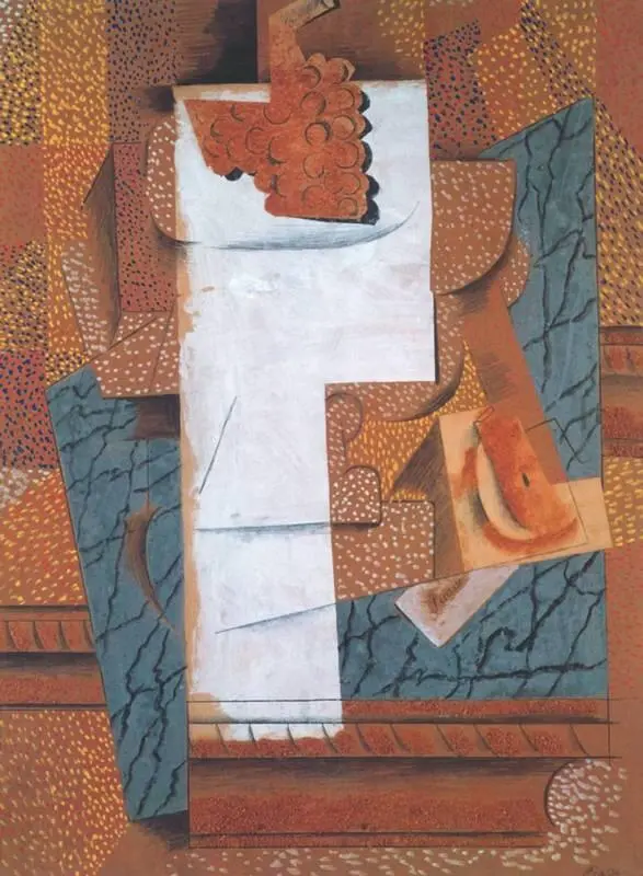 П Р Пикассо Компотница с гроздью винограда и разрезанная груша 1914 - фото 154