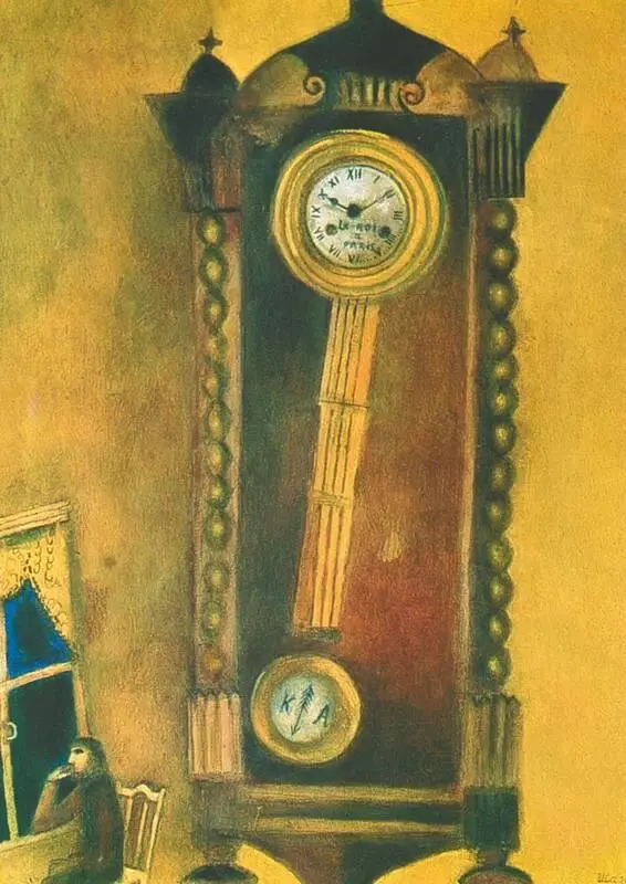 М Шагал Часы 1914 Третьяковская галерея Москва Огромное воздействие на - фото 155