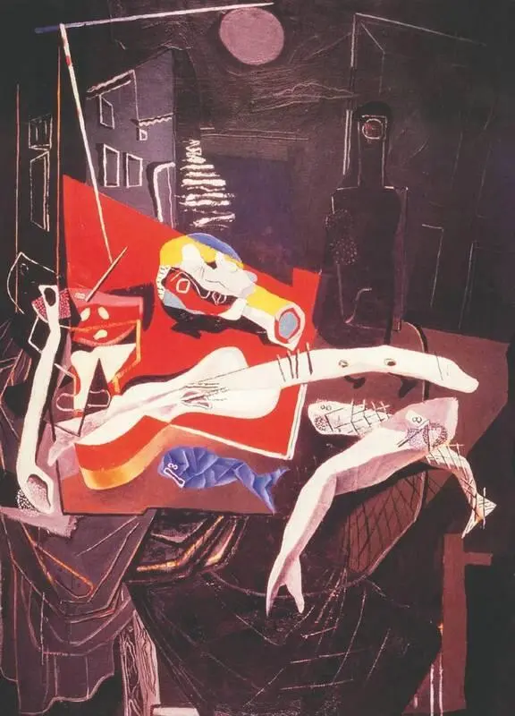 С Дали Натюрморт в лунном свете 1928 Центр искусств королевы Софии - фото 164