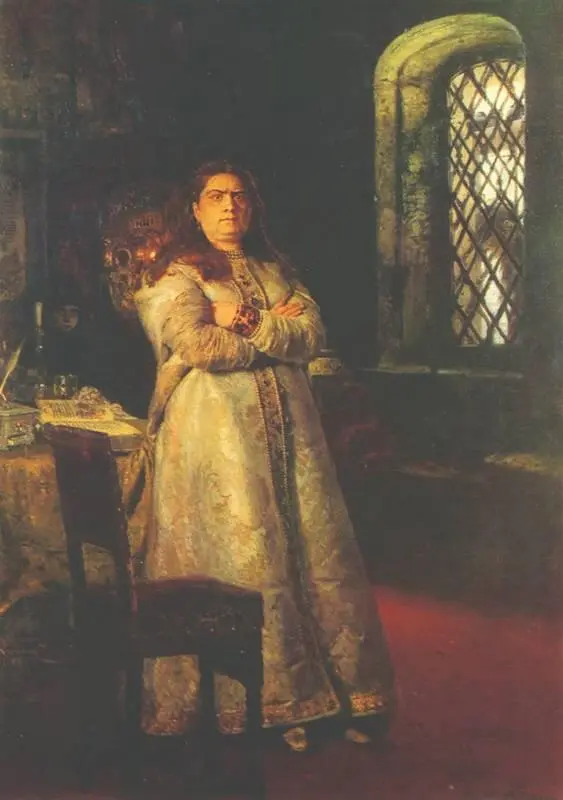 И Е Репин Царевна Софья Алексеевна через год после заключения ее в - фото 169