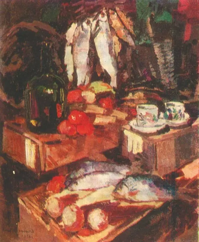 К А Коровин Рыбы 1916 Русский музей СанктПетербург В доме Мамонтова в - фото 180