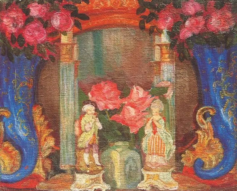 С Ю Судейкин Фарфоровые фигурки и розы 1910е Русский музей - фото 187