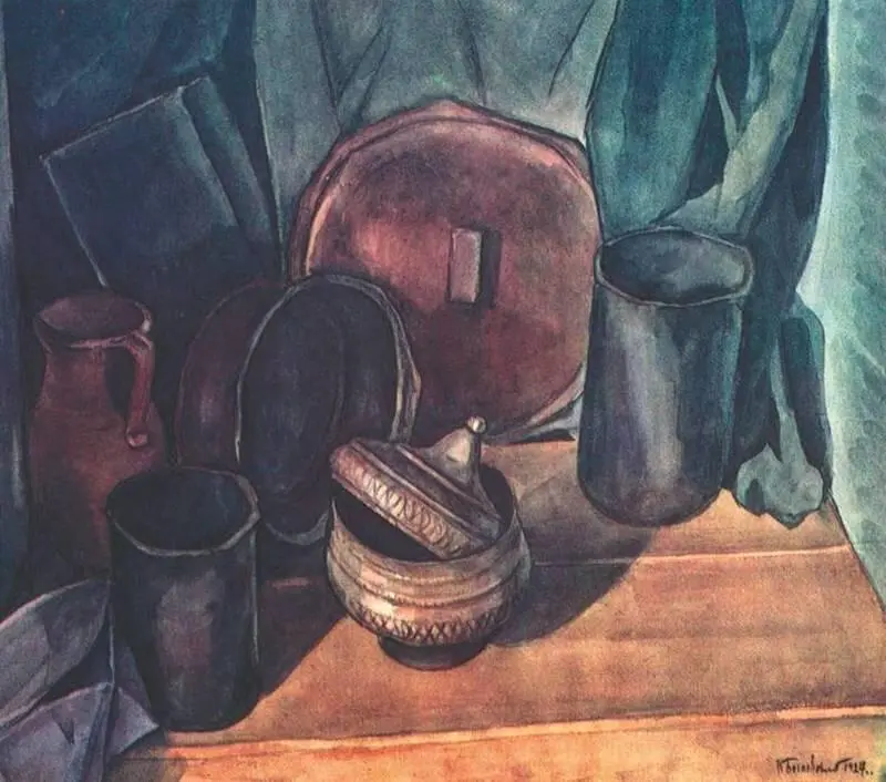 К Ф Богаевский Натюрморт 1924 Картинная галерея им И К Айвазовского - фото 189