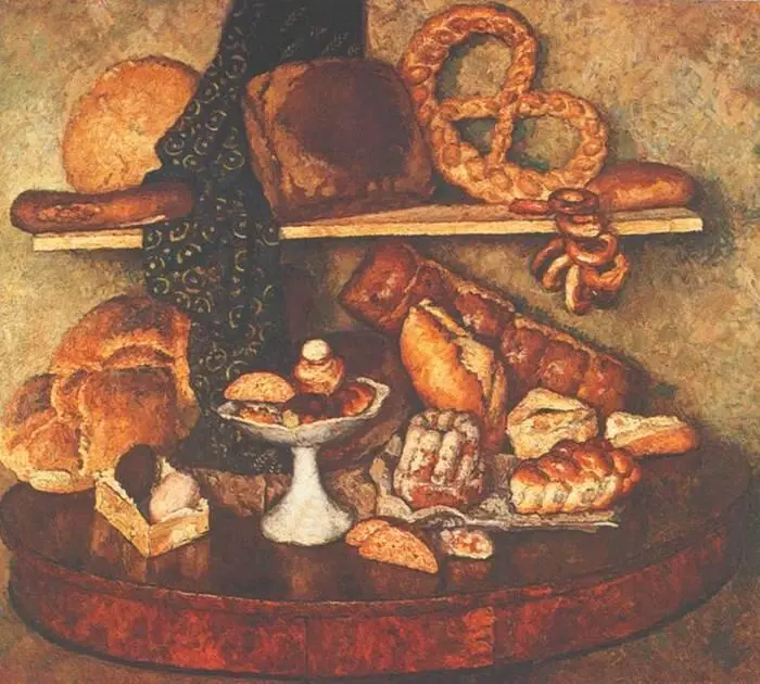 И И Машков Снедь московская Хлебы 1924 Третьяковская галерея Москва - фото 200