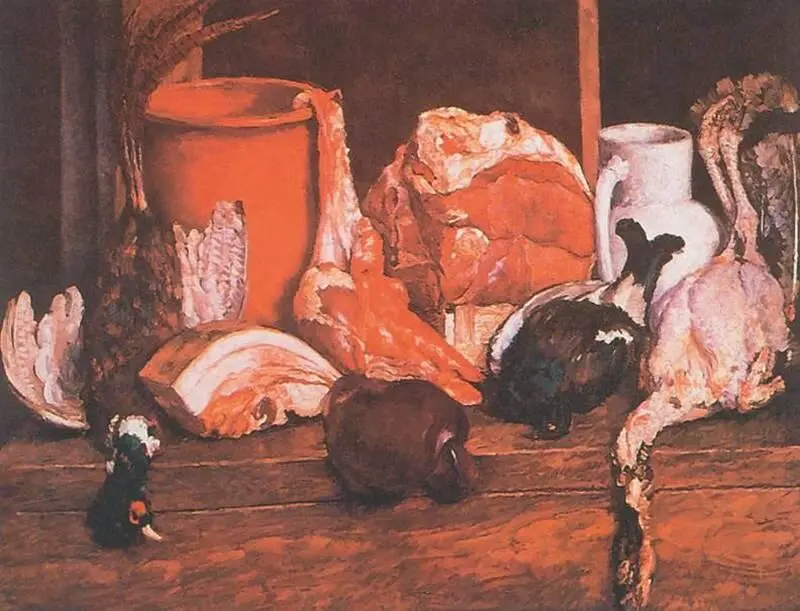 И И Машков Снедь московская Мясо 1924 Третьяковская галерея Москва - фото 201