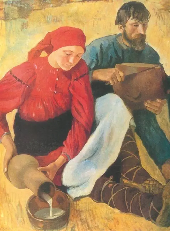 З Е Серебрякова Крестьяне 1914 Русский музей СанктПетербург Время - фото 232