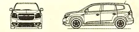Технические характеристики Chevrolet Orlando 18 AT Количество дверей 5 - фото 40