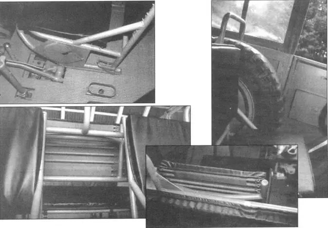 Левое верхнее фото командирское правое переднее сиденье На полу между - фото 115