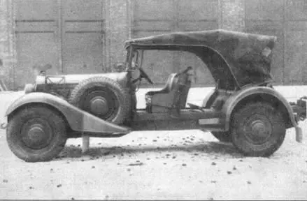 Серийный кюбельваген Kfz3 Horch 830R позднего выпуска Колесные диски крылья - фото 13