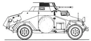 SdKfz222 2 cm KwK 38 SdKfz221 28 cm sPzB 41 SdKfz221 MG - фото 212