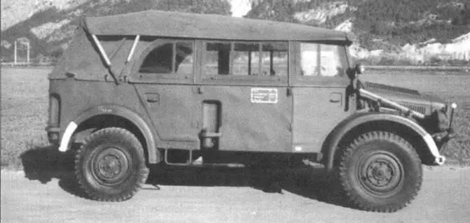 Horch 108 Тур 40 Номер гражданский но на крыльях ночные белые полосы на - фото 21