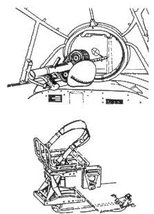 Сидение стрелка Варианты броневого заголовника пилота Подвеска - фото 89