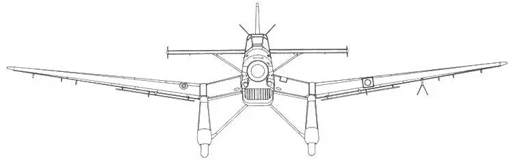 Ju 87 Al вид спереди Ju 87 С вид спереди со сложенными крыльями Ju - фото 35