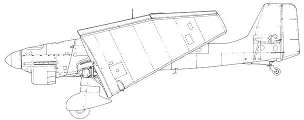 Ju 87 С вид с левой стороны фюзеляжа крылья сложены Ju 87 В1 первая - фото 37