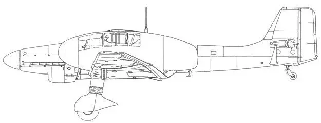 Ju 87 D3 с кабинками для диверсантов вид на левую сторону Ju 87 D3 с - фото 57