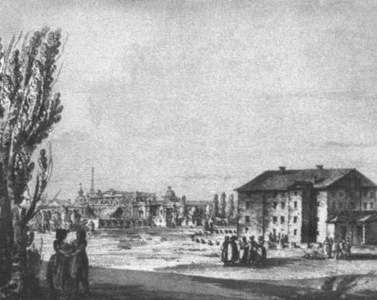 Деревянный театр Книппера на Царицыном лугу в Петербурге где в 1782 году - фото 25