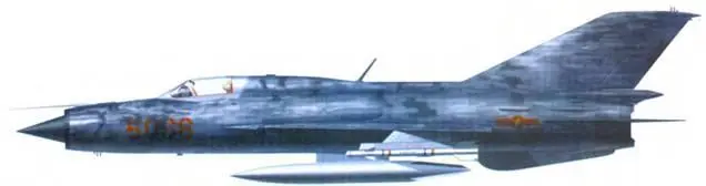 МиГ21ПФМ 6122 из 927го истребительного авиационною полка Лам Сон 1972 г - фото 130