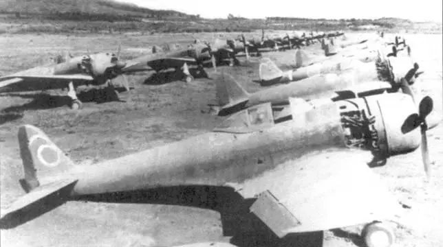 Истребители Ки43IlIKo 65го сентая сфотографированные 12 октября 1945 годи - фото 18