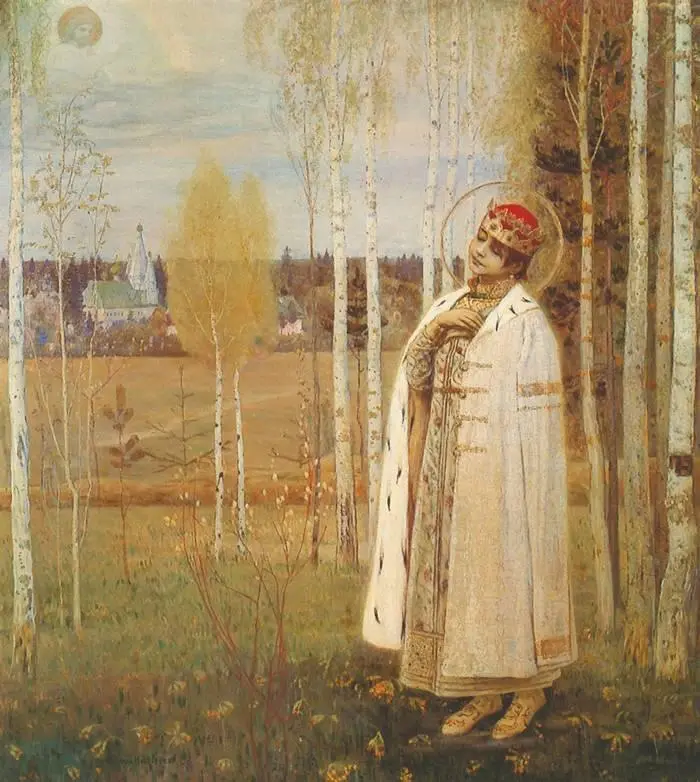 М В Нестеров Димитрийцаревич убиенный 1899 год Русский музей - фото 192