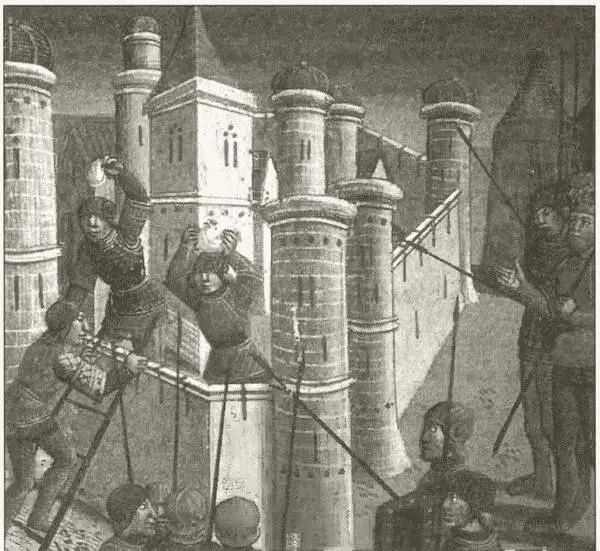 Осада Константинополя в 1453 г Миниатюра XV в Турецкий флот численностью в - фото 26