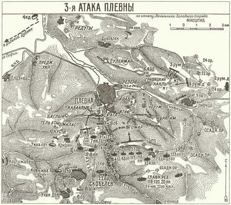 Третья атака Плевны 30 августа 1877 г Генералы не позаботились о - фото 91