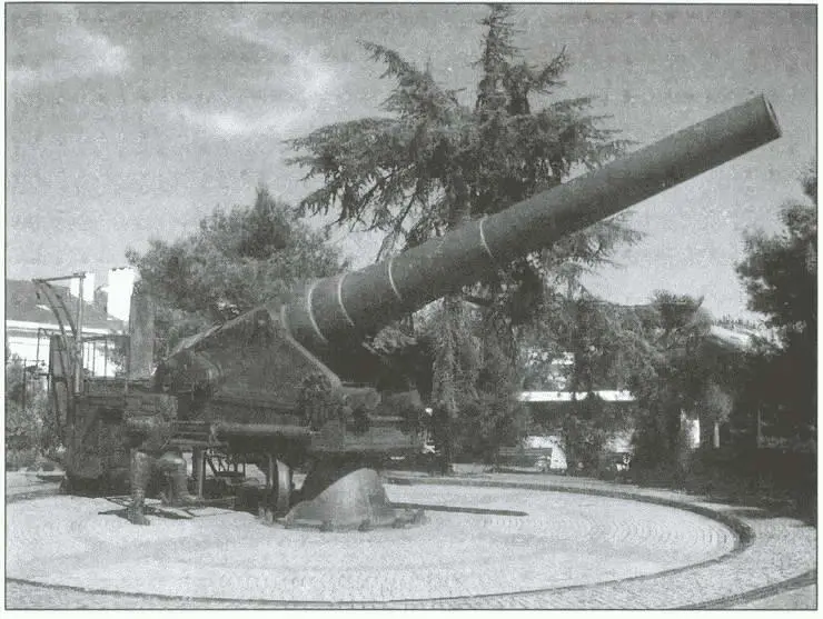 355мм пушка Круппа с береговой батареи Дарданелл Стамбульский Военный музей - фото 142