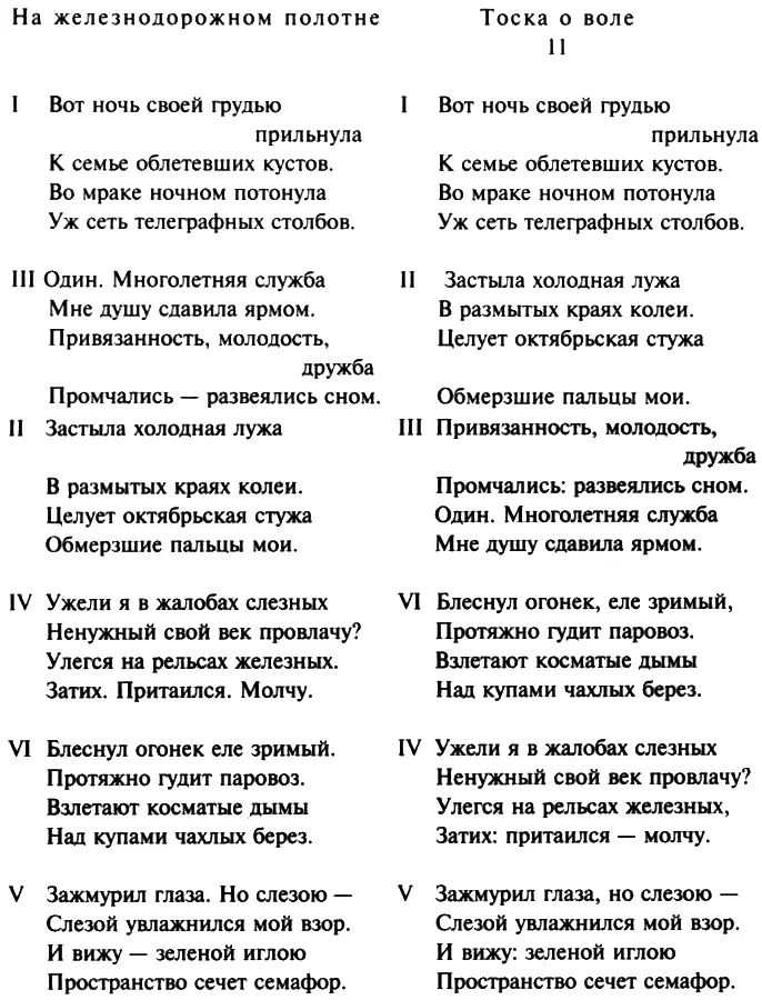 По лексическому составу эти два текста идентичны различия между ними лишь в - фото 1