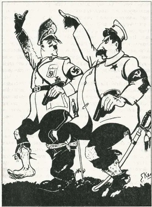 Английская карикатура 1939 года Полностью этот протокол был опубликован в - фото 53