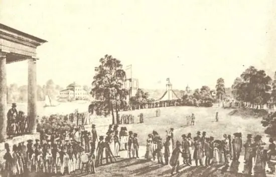 Гулянье на Крестовском острове Литография А Брюллова 1820е годы - фото 40