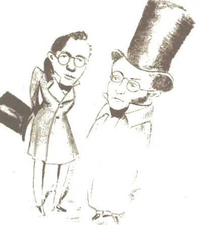 Булгарин и Греч Карикатура неизвестного художника 1830е годы Жизнь Фаддея - фото 42