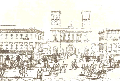 На Невском проспекте Гравюра Л Тюмлинга 1830е годы В пестрой - фото 101