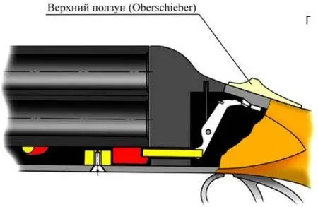 г верхним ползуном oberschieber на хвостовике коробки д верхним - фото 48