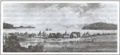 Петропавловская гавань в 1778 г Рисунок художника И Вебера Этот пустынный - фото 162