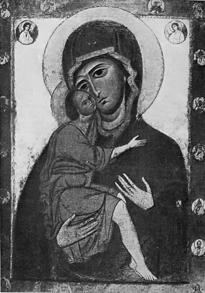 123 Икона Богоматерь Одигитрия из Белозерска XII в Русский музей - фото 129