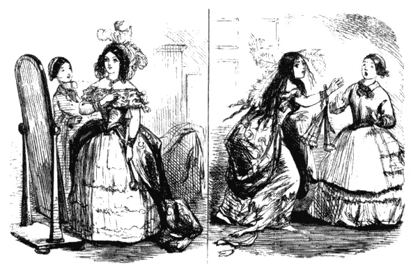 Представление при дворе до и после Карикатура в журнале Панч 1853 - фото 69