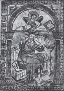 Рис 105 св евангелист Матфей Миниатюра из Евангелия Людовика Благочестивого - фото 108