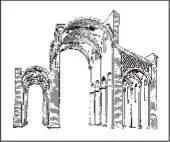 Рис 150 Простой крестовый свод С чертежа Тогда как зодчество на юге - фото 153